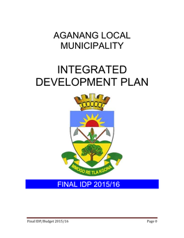 Integrated Development Plan