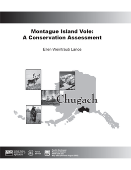 Montague Island Vole: a Conservation Assessment