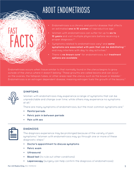 Endometriosis Fact Sheet
