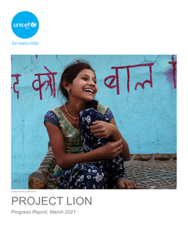 Project Lion 2020 Progress Report