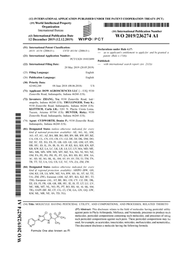 ) (51) International Patent Classification: Declarations Under