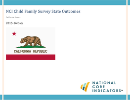 NCI Child Family Survey State Outcomes