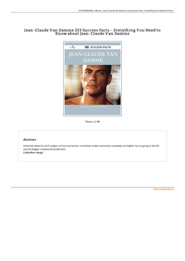 Read Ebook \ Jean-Claude Van Damme 223 Success Facts