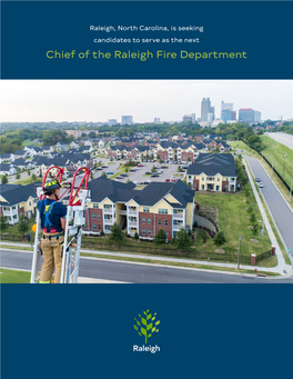 Raleigh Fire Chief Recruitment Flyer