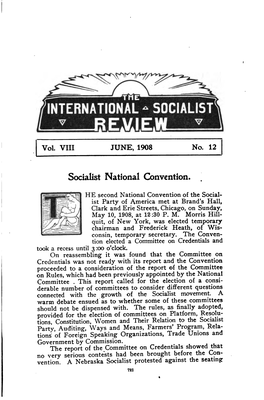 The International Socialist Review