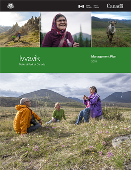 Ivvavik National Park of Canada Management Plan 2018