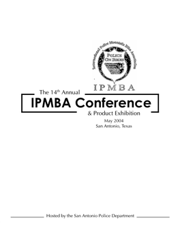 2004 IPMBA Conference Program