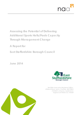 Assessing the Potential of Delivering Additional Sports Halls/Pools Capacity Through Management Change