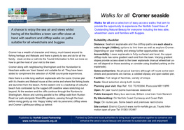 Walks for All Cromer Seaside