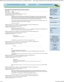 PDF Link Forces Download Instead of Open Document PDF Link Forces