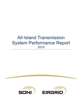 All-Island Transmission System Performance Report 2015