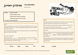 Year 3-4 Food Chains and Energy