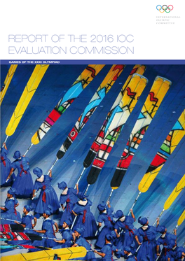 Report of the 2016 Ioc Evaluation Commission