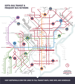 Septa Rail Transit & Frequent Bus Network