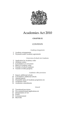 Academies Act 2010