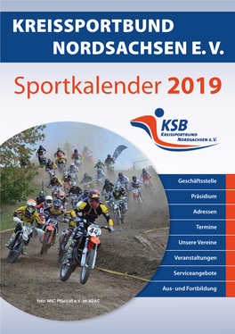 Sportkalender 2019