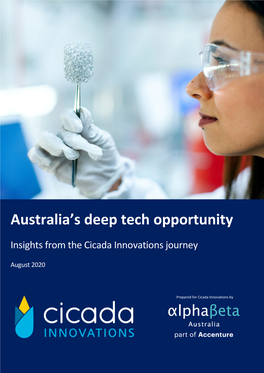 Australia's Deep Tech Opportunity
