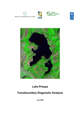 Lake Prespa Transboundary Diagnostic Analysis