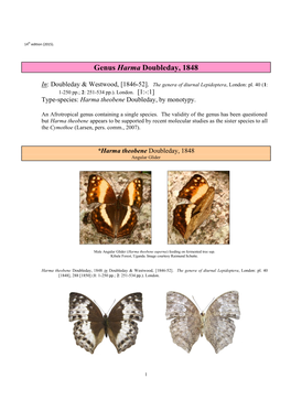 117 Genus Harma Doubleday