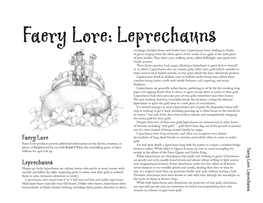 Faery Lore Leprechauns