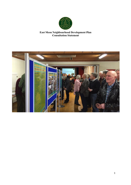 East Meon Neighbourhood Development Plan Consultation Statement