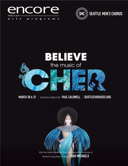 Believe: the Music of Cher Seattle Men's Chorus Encore Arts Seattle