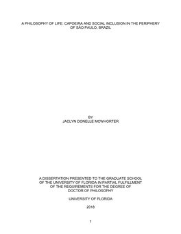 University of Florida Thesis Or Dissertation Formatting