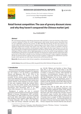 Retail Format Competition: the Case of Grocery Discount Stores and Why They Haven’T Conquered the Chinese Market (Yet)