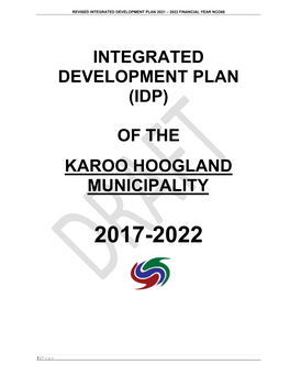 Integrated Development Plan (Idp)