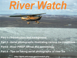 View River Watch Program Presentation