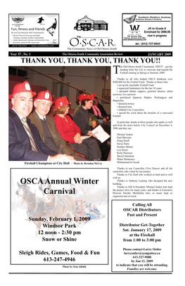 OSCA Annual Winter Carnival