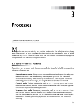 Solaris Performance and Tools -- Chapter 3 Processes