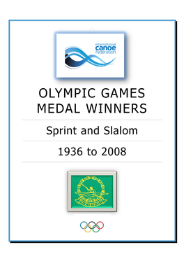 000 CANOEING at 1936-2008 OLYMPIC GAMES MEDAL