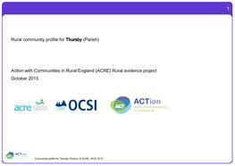 Thursby Parish Profile