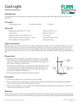 Cool Light Chemiluminescence SCIENTIFIC