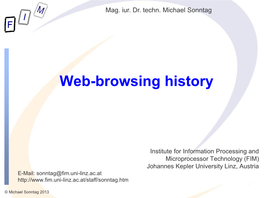 Web-Browsing History