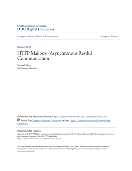 Http Mailbox - Asynchronous Restful