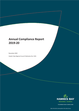 Annual Compliance Report 2019-20