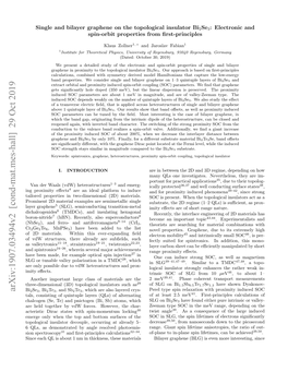 Arxiv:1907.03494V2 [Cond-Mat.Mes-Hall] 29 Oct 2019