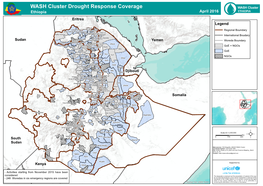 WASH Cluster Drought Response Coverage