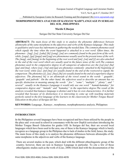 Morphophonemics-Analysis-Of-Kamayo-“Kadi”Language-In-Surigao-Del-Sur-Philippines.Pdf