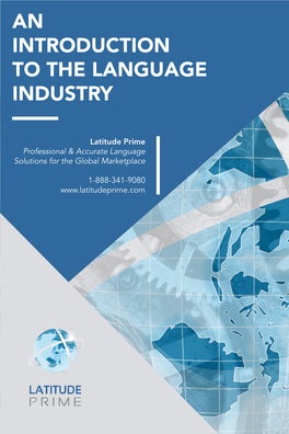 An Introduction to the Language Industry