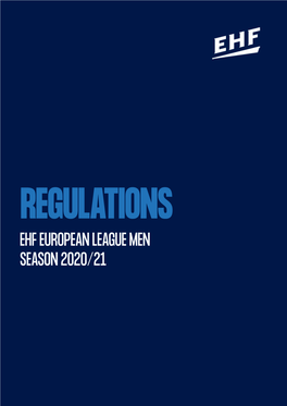 Ehf European League Men Season 2020/21 I