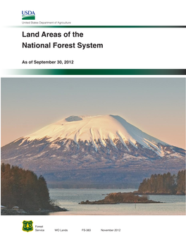 Land Areas of the National Forest System