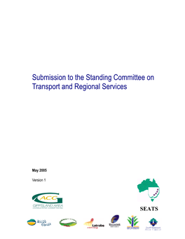Submission to the Standing Committee on Transport and Regional Services