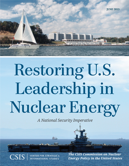 Restoring US Leadership in Nuclear Energy