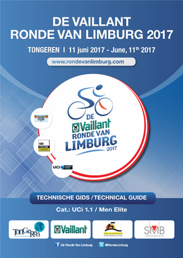 De Vaillant Ronde Van Limburg 2017 TONGEREN I 11 Juni 2017 - June, 11Th 2017