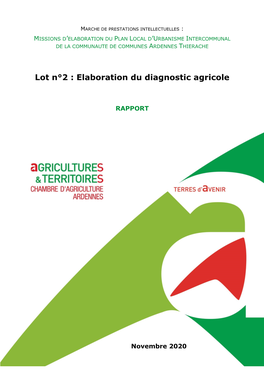 Elaboration Du Diagnostic Agricole