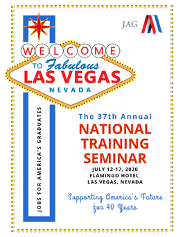 The 37Th Annual NATIONAL TRAINING SEMINAR