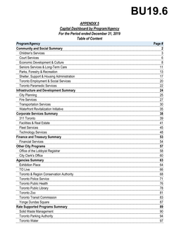 Capital Variance Report for the Twelve Months Ended December